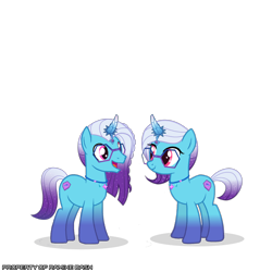 Size: 3600x3600 | Tagged: safe, artist:ramixe dash, comet (g5), auroricorn, pony, g4, g5, duo, female, g5 to g4, generation leap, glasses, male, mare, r63 paradox, rule 63, self paradox, self ponidox, simple background, stallion, startails, transparent background