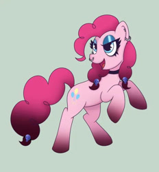Size: 626x676 | Tagged: safe, artist:pinkiedoodlepie, pinkie pie, earth pony, pony, g4, female, punk, punkie pie, simple background, solo