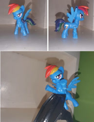 Size: 650x843 | Tagged: safe, artist:assaultwar04, rainbow dash, pegasus, pony, g4, customized toy, female, figure, irl, photo, solo, toy