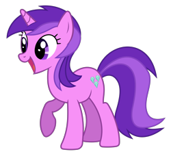 Size: 6000x5400 | Tagged: safe, artist:90sigma, amethyst star, sparkler, pony, unicorn, g4, .svg available, absurd resolution, background pony, female, mare, open mouth, raised hoof, simple background, solo, svg, transparent background, vector