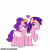 Size: 3600x3600 | Tagged: safe, artist:ramixe dash, pipp petals, pegasus, pony, g4, g5, duo, female, g5 to g4, generation leap, heart, male, mare, pip corolla, r63 paradox, rule 63, self paradox, self ponidox, selfcest, shipping, simple background, stallion, straight, transparent background