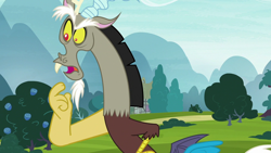 Size: 1280x720 | Tagged: safe, screencap, discord, draconequus, discordant harmony, g4, male, solo