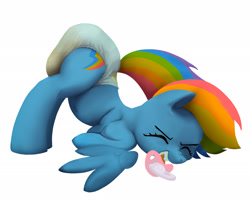Size: 2269x1860 | Tagged: safe, artist:asdfasfasda, rainbow dash, pegasus, g4, adult foal, belly button, diaper, diaper fetish, diaper usage, eyes closed, face down ass up, female, fetish, mare, messing, messing diaper, messy diaper, non-baby in diaper, pacifier, peeing in diaper, pissing, poop, pooping, pooping in diaper, poopy diaper, scrunchy face, simple background, soaked diaper, solo, stained diaper, straining, urine, used diaper, using diaper, wet diaper, wetting, wetting diaper, white background