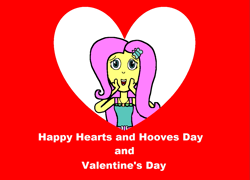 Size: 1201x864 | Tagged: safe, artist:samueljcollins1990, fluttershy, equestria girls, g4, cute, equestria girls-ified, heart, hearts and hooves day, holiday, valentine's day