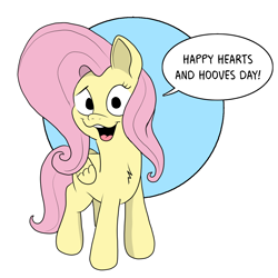 Size: 1380x1380 | Tagged: safe, artist:doodledonutart, fluttershy, pony, g4, hearts and hooves day, holiday, simple background, solo, valentine's day, white background