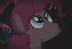 Size: 1889x1290 | Tagged: safe, screencap, pinkie pie, earth pony, pony, friendship is magic, g4, season 1, animation error, everfree forest, they just didn't care