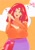 Size: 1400x2000 | Tagged: safe, artist:sozglitch, sunset shimmer, human, g4, bare shoulders, big breasts, box of chocolates, breasts, cleavage, curvy, emanata, female, floating heart, hands together, heart, holiday, huge breasts, humanized, nail polish, offscreen character, open mouth, open smile, plump, pov, signature, smiling, solo focus, valentine, valentine's day