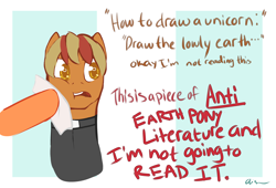 Size: 3772x2567 | Tagged: safe, artist:aisuroma, oc, oc only, oc:past analysis, earth pony, pony, bust, dialogue, high res, napkin, portrait, priest, solo, story included, worried