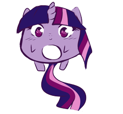 Size: 1745x1620 | Tagged: safe, artist:aisuroma, twilight sparkle, food pony, pony, unicorn, g4, bagel, bread, chibi, emoticon, food, ponified, simple background, smiling, solo, transparent background