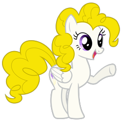 Size: 6000x6000 | Tagged: safe, artist:90sigma, surprise, pegasus, pony, feeling pinkie keen, g1, g4, .svg available, female, folded wings, g1 to g4, generation leap, mare, open mouth, open smile, raised hoof, simple background, smiling, solo, svg, transparent background, vector, wings