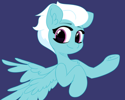 Size: 2500x2000 | Tagged: safe, artist:fakkajohan, fleetfoot, pegasus, pony, g4, female, looking at you, simple background, solo, spread wings, wings
