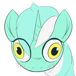 Size: 2048x2048 | Tagged: safe, alternate version, artist:fly over, lyra heartstrings, pony, unicorn, g4, background removed, blushing, emoji, female, mare, meme, simple background, solo, transparent background