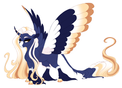 Size: 5000x3600 | Tagged: safe, artist:gigason, oc, oc only, oc:gentle goodnight, alicorn, pony, colored wings, female, mare, multicolored wings, obtrusive watermark, simple background, solo, transparent background, unshorn fetlocks, watermark, wings