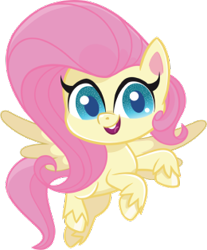 Size: 260x314 | Tagged: safe, pegasus, pony, g4, g4.5, my little pony: pony life, official, 2d, chibi, flying, looking at you, simple background, smiling, smiling at you, solo, transparent background