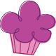 Size: 80x80 | Tagged: safe, g4.5, my little pony: pony life, official, 2d, cupcake, cutie mark, cutie mark only, food, no pony, simple background, solo, transparent background