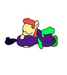 Size: 3023x3351 | Tagged: safe, artist:professorventurer, oc, oc:eternal star, oc:power star, pony, cuddle puddle, cuddling, duo, female, filly, foal, pony pile, rule 85, simple background, sleeping, super mario 64, white background