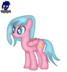 Size: 3840x4154 | Tagged: safe, artist:damlanil, oc, oc:pixel, pegasus, pony, commission, male, show accurate, simple background, solo, stallion, standing, transgender, transparent background, vector, wings
