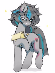 Size: 2649x3543 | Tagged: safe, artist:madiwann, oc, oc only, oc:silver serenity, earth pony, female, mare, simple background, solo, white background