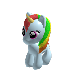 Size: 420x420 | Tagged: safe, artist:snoopsie, pony, unicorn, 3d, not rainbow dash, simple background, solo, transparent background