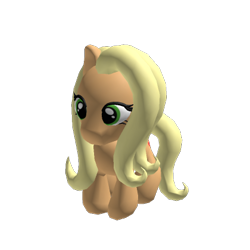 Size: 420x420 | Tagged: safe, artist:snoopsie, earth pony, pony, 3d, not applejack, roblox, simple background, solo, transparent background