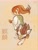 Size: 1536x2048 | Tagged: safe, artist:catscratchpaper, autumn blaze, kirin, g4, chinese, cloven hooves, concave belly, eyes closed, female, from above, japanese, mare, slender, solo, style emulation, thin