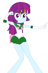 Size: 597x915 | Tagged: artist needed, safe, mystery mint, human, a queen of clubs, equestria girls, g4, my little pony equestria girls: better together, sailor jupiter, sailor moon (series), simple background, solo, transparent background