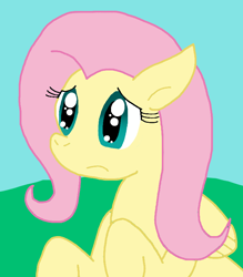 Size: 700x799 | Tagged: safe, artist:cmara, fluttershy, pegasus, pony, g4, bust, female, folded wings, mare, solo, three quarter view, wings