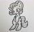 Size: 1921x1757 | Tagged: safe, artist:zutcha, starlight glimmer, pony, unicorn, g4, bipedal, cute, glimmerbetes, grayscale, monochrome, pencil drawing, sketch, solo, traditional art