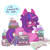 Size: 851x851 | Tagged: dead source, safe, artist:cutesykill, twilight sparkle, pony, unicorn, g4, alternate color palette, alternate design, alternate hair color, alternate hairstyle, annoyed, book, bookmark, dialogue, frown, glasses, horn, looking at you, lying down, mouth hold, mug, narrowed eyes, open book, prone, reading, simple background, sitting, speech bubble, spoon, square glasses, text, that pony sure does love books, twilight sparkle is not amused, unamused, unicorn twilight, white background