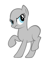 Size: 722x860 | Tagged: safe, artist:nei-bases, oc, oc only, earth pony, pony, g4, party of one, season 1, angry, bald, base, female, frown, grumpy, mare, narrowed eyes, simple background, sneaky, white background