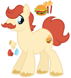 Size: 851x925 | Tagged: safe, artist:monochrome-sunsets, oc, oc only, earth pony, pony, g4, facial hair, male, moustache, simple background, solo, stallion, transparent background