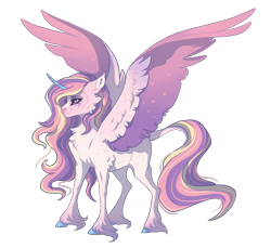 Size: 3079x2826 | Tagged: safe, artist:venommocity, princess cadance, pony, g4, alternate design, simple background, solo, transparent background