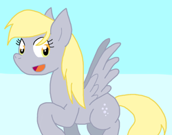 Size: 942x743 | Tagged: safe, artist:cmara, derpy hooves, pegasus, pony, g4, female, flying, solo