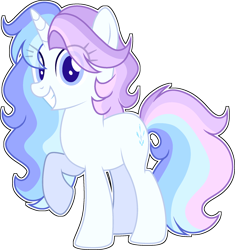 Size: 2062x2194 | Tagged: safe, artist:rainbows-skies, oc, oc:aqua, pony, unicorn, g4, female, mare, simple background, solo, transparent background