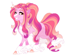 Size: 3600x2700 | Tagged: safe, artist:gigason, oc, oc:gown galore, pony, unicorn, magical lesbian spawn, offspring, parent:princess cadance, parent:sassy saddles, simple background, solo, transparent background, unshorn fetlocks