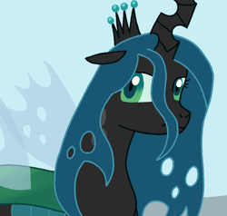 Size: 820x780 | Tagged: safe, artist:cmara, queen chrysalis, changeling, changeling queen, g4, female, solo