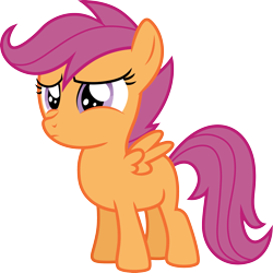 Size: 3005x3000 | Tagged: safe, artist:cloudy glow, scootaloo, pegasus, pony, g4, the show stoppers, .ai available, female, filly, foal, simple background, solo, transparent background, vector