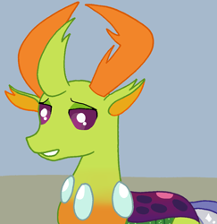 Size: 840x865 | Tagged: safe, artist:cmara, thorax, changedling, changeling, g4, changeling king, king thorax, male, solo