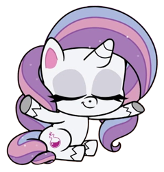 Size: 488x511 | Tagged: safe, artist:luckydog416, edit, edited screencap, screencap, potion nova, pony, unicorn, all that jitters, g4.5, my little pony: pony life, background removed, eyes closed, simple background, solo, transparent background