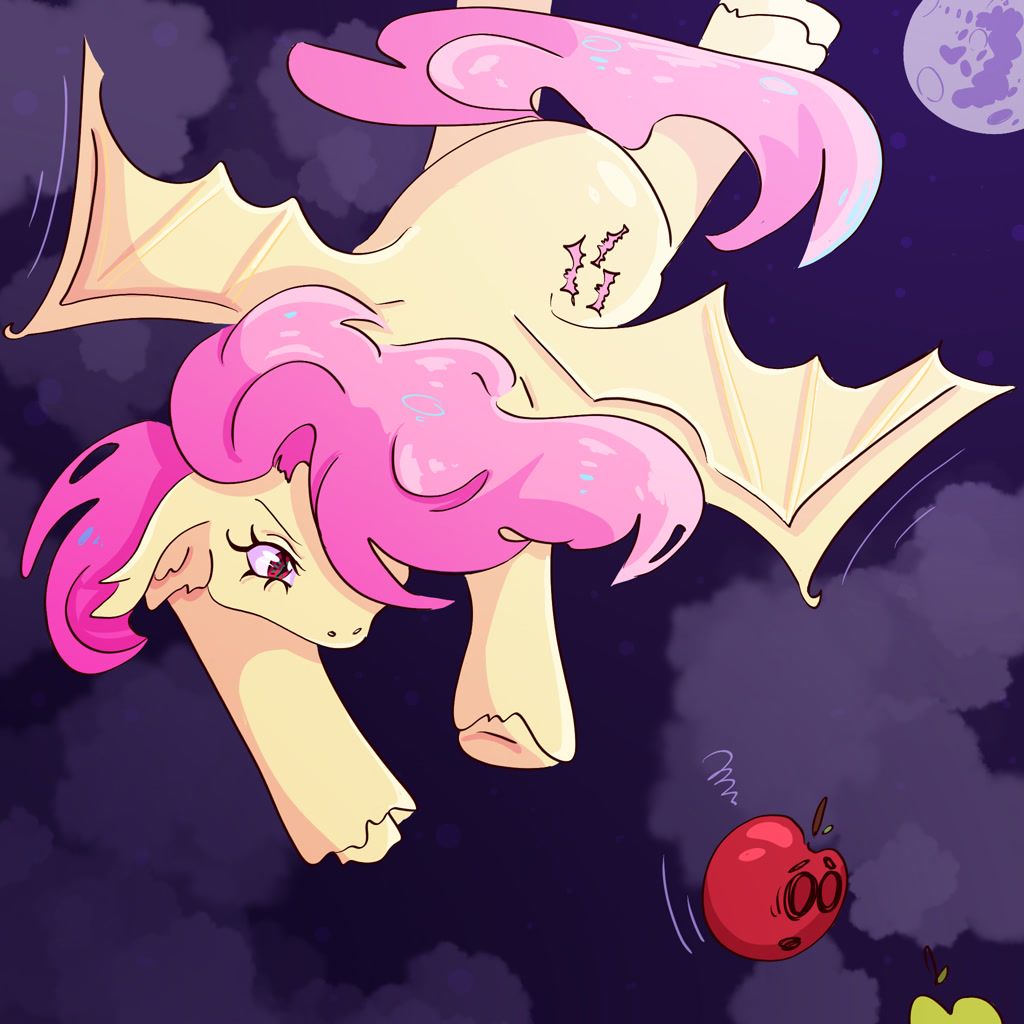 Flutterbat Ear #3304945 - safe, artist:octopiller, fluttershy, bat pony, pony, g4 ...