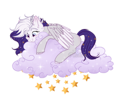 Size: 1280x976 | Tagged: safe, artist:aledera, oc, oc only, pegasus, pony, cloud, female, mare, on a cloud, simple background, solo, transparent background