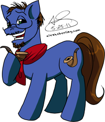 Size: 1802x2082 | Tagged: dead source, safe, artist:alex-heberling, earth pony, pony, ask that guy with the glasses, facial hair, glasses, male, open mouth, pipe, ponified, simple background, solo, stallion, tgwtg, transparent background