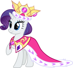Size: 2702x2497 | Tagged: safe, artist:cloudy glow, rarity, pony, unicorn, g4, crown, female, jewelry, regalia, royalty, simple background, solo, transparent background