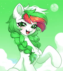 Size: 3517x3980 | Tagged: safe, artist:konejo, edit, oc, oc only, oc:bulgaria, pony, blushing, braid, bulgaria, high res, nation ponies, ponified, solo