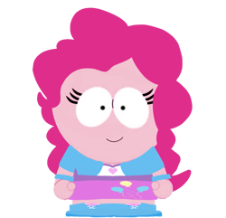Size: 1175x1135 | Tagged: safe, artist:anyahmed, pinkie pie, human, equestria girls, g4, female, simple background, solo, south park, transparent background