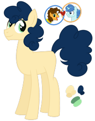 Size: 1298x1646 | Tagged: safe, artist:monochrome-sunsets, cheese sandwich, party favor, oc, earth pony, g4, magical gay spawn, male, offspring, parent:cheese sandwich, parent:party favor, simple background, stallion, transparent background