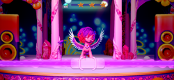 Size: 2532x1170 | Tagged: safe, gameloft, ruby jubilee, pegasus, pony, g5, my little pony: mane merge, ios, rhythm game, solo, stage, stereo