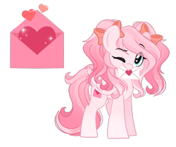 Size: 2211x1848 | Tagged: safe, artist:emberslament, oc, oc only, oc:love note, pegasus, pony, letter, mouth hold, simple background, solo, transparent background