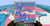 Size: 1920x1017 | Tagged: safe, trixie, g4, cape, clothes, minecraft, minecraft map art, minecraft pixel art, pixel art, pride, pride flag, trans trixie, transgender, transgender pride flag, trixie's cape