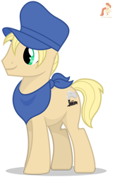 Size: 3984x6119 | Tagged: safe, artist:r4hucksake, oc, oc only, oc:draw bar, earth pony, pony, hat, male, simple background, solo, stallion, transparent background